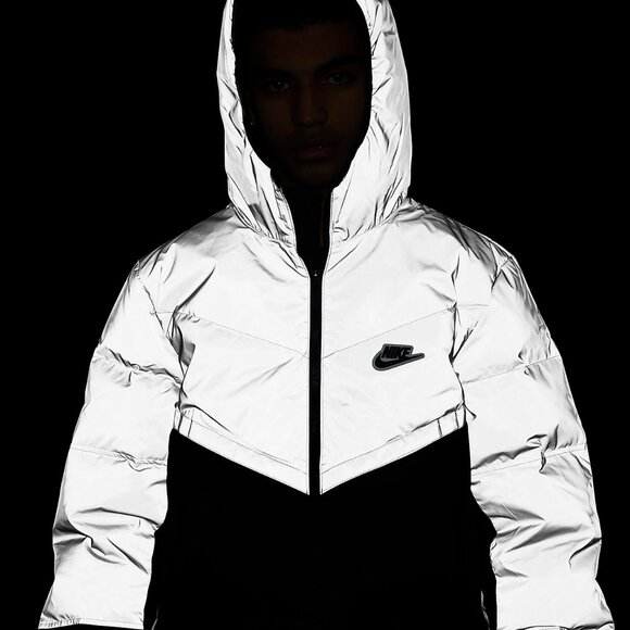 Nike Down Fill Windrunner Shield 3M Reflective Parka Jacket - Picture 4 of 4